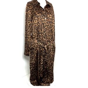 TALBOTS LONG SLEEVE SHIRT DRESS SIZE 6 NWT